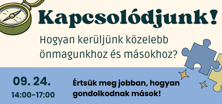Kapcsolódjunk! workshop